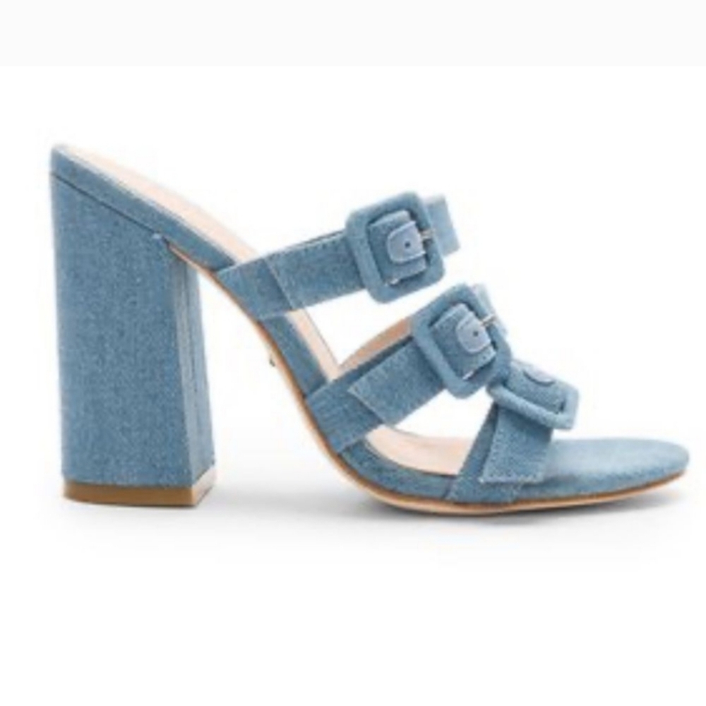 RAYE Thayne denim heels size 7